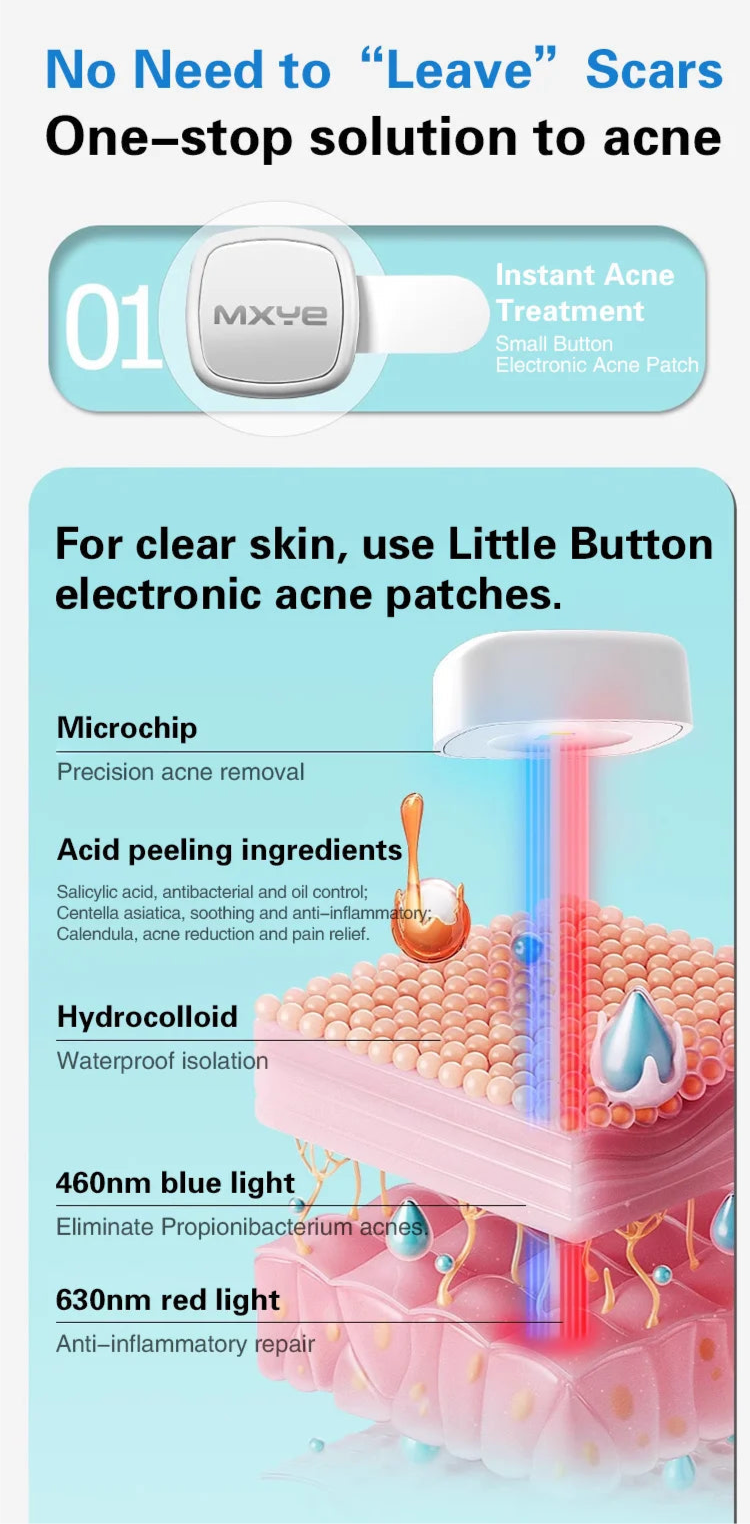 Acne Light Therapy Patch- 6 Pack